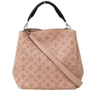 Louis Vuitton Magnolia Babylone Mahina Hobo Bag Pink